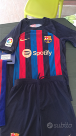 Barcellona fc completo bambino con sciarpa