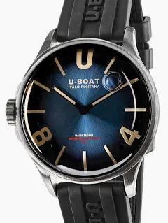 OROLOGIO U-BOAT DARKMOON BLUE SS SOLEIL 44 MM