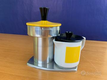 Caffettiera Kicca completa, anni '60, mai usata