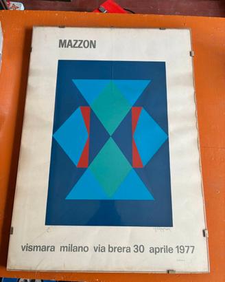 Galliano Mazzon - Prova d'autore serigrafia