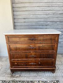 Cassettone antico d’epoca - vero marmo