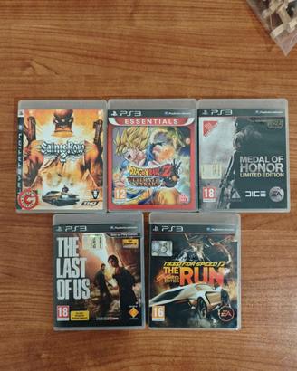 lotto giochi PlayStation 3 italiani completi 