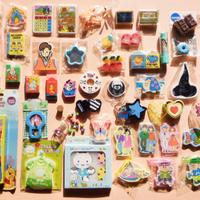 Gomme collezione Vintage 1980 PERFETTE in bustine