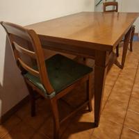 tavolo allungabile+ 4 sedie