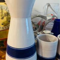 Brocca e 6 bicchieri ceramica