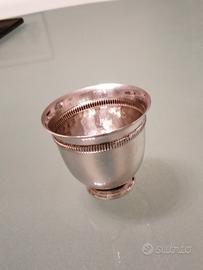 Bicchierino da battesimo in argento 800