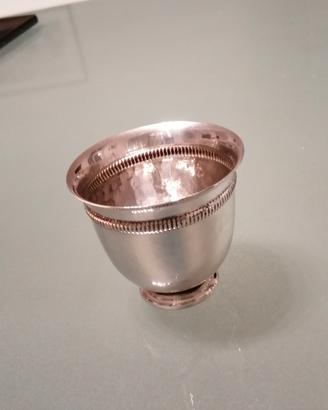 Bicchierino da battesimo in argento 800