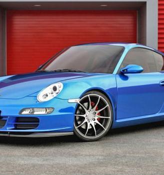 Lama spoiler paraurti anteriore porsche 997 abs