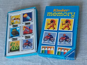 Gioco per bambini Kinder Memory del 1987 perfetto