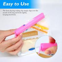 Clip chiudi sacchetti per alimenti set da 5 nuove