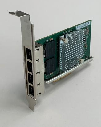 Scheda di rete PCIe 4 porte RJ45 LAN 1Gb/s Intel