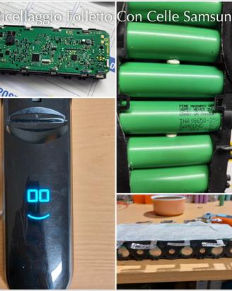 Batteria litio Folletto VK7S Vorwerk Ricellaggio
