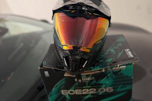 CASCO CARBON LS2 MX 701 TAGLIA L 58  PINLOCK