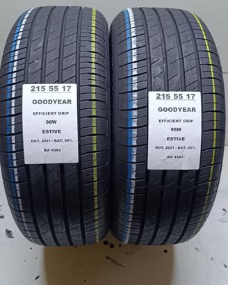 2 GOMME 215 55 17 GOODYEAR RIF4383