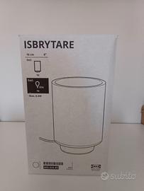 Lampada da tavolo in vetro bianco Ikea h.16 