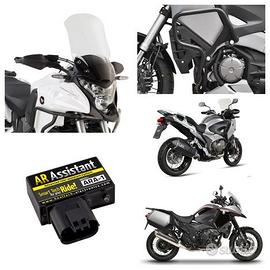 Honda Crosstourer valigie scarico plexi mono leve