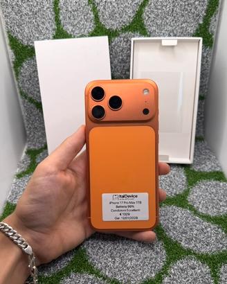 IPhone 17 Pro Max 1TB orange - Gar. 12/01/2028