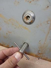 Telefono pubblico a gettoni rotor sip chiave cassa