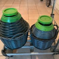 damigiane per olio in vetro