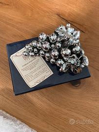 Argento oggetto decorativo lavorazione artigianale