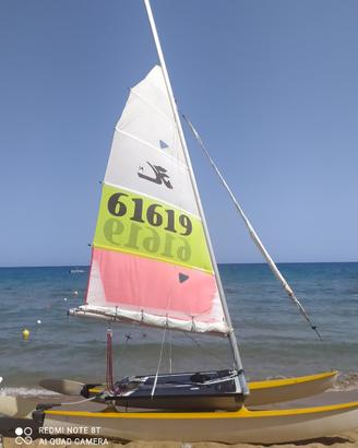 Hobie cat 14 turbo + carrello stradale omologato