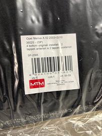 Tappetini ant. e post. Opel Meriva  A 2003-2010