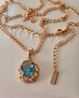 collana  vintage in oro 14k 