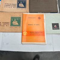 Lotto 5 cataloghi mobili d’arte meta’900
