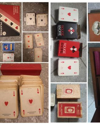 carte da gioco e tambole