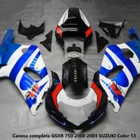 Carena completa GSXR 750 2000 2003 SUZUKI Color 13