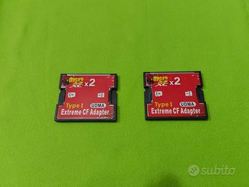 CompactFlash 2 Adattatori  CF → microSD UDMA