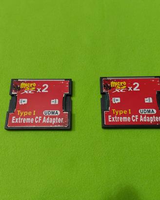 CompactFlash 2 Adattatori  CF → microSD UDMA