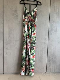 Tuta PLEASE taglia L stampa floreale