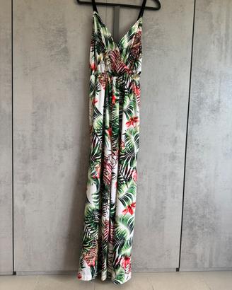 Tuta PLEASE taglia L stampa floreale