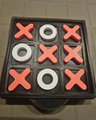 gioco Tris contenitore tascabile 3D 14 pezzi 