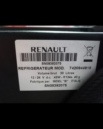 Frigo portatile renault