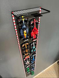 Espositore a parete per lego f1 speed champions