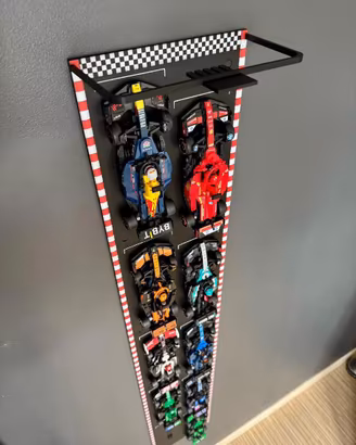 Espositore a parete per lego f1 speed champions