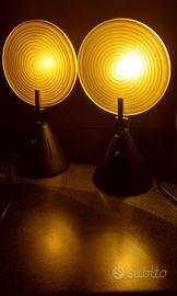  Lampade FABBIAN Anni '80  Design PostModerno Vetr