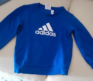 Felpa Adidas Bambino Taglia: 2-3 anni 98 cm Blu 