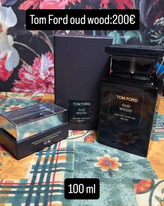 Profumo TomFord oud wood 100 ml