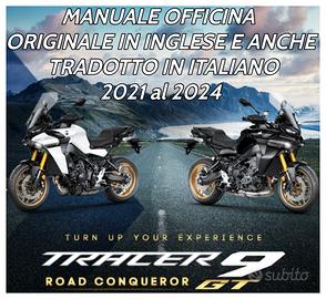Manuale Officina Yamaha Tracer 9 e GT 2021 al 2024