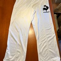 Pantalone Tuta Le Coq Sportif bianco large