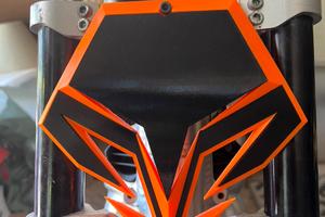 Maschera porta faro moto trial