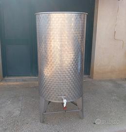 Botte vino acciaio inox 500 litri TABEC 18/10