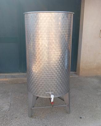 Botte vino acciaio inox 500 litri TABEC 18/10