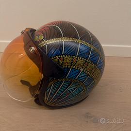 Casco moto 70’s hemelts custum