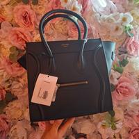 Celine Luggage Borsa Nera Media