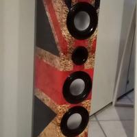 Stereo a colonna Majestic con bandiera Inglese