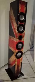 Stereo a colonna Majestic con bandiera Inglese